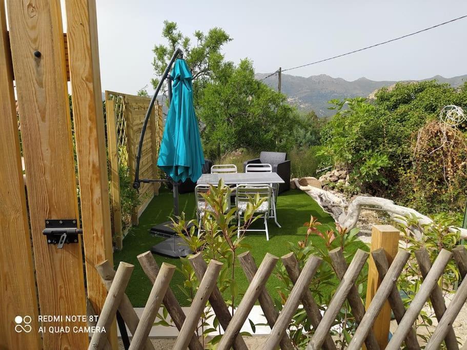 Duplex Avec Jardin, Proche Village Calenzana Buitenkant foto